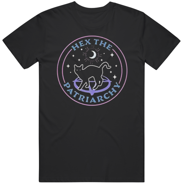 Hex The Patriarchy Cat Spell T Shirt