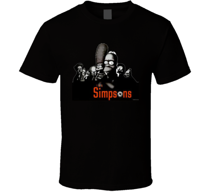 Simpsons Sopranos Parody T Shirt