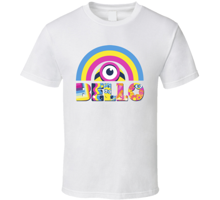 Minions Bello The Rise Of Gru Rainbow Arch T Shirt