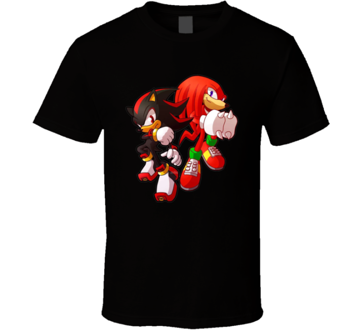 Shadow And Knuckles Shuckles Sonic T Shirt