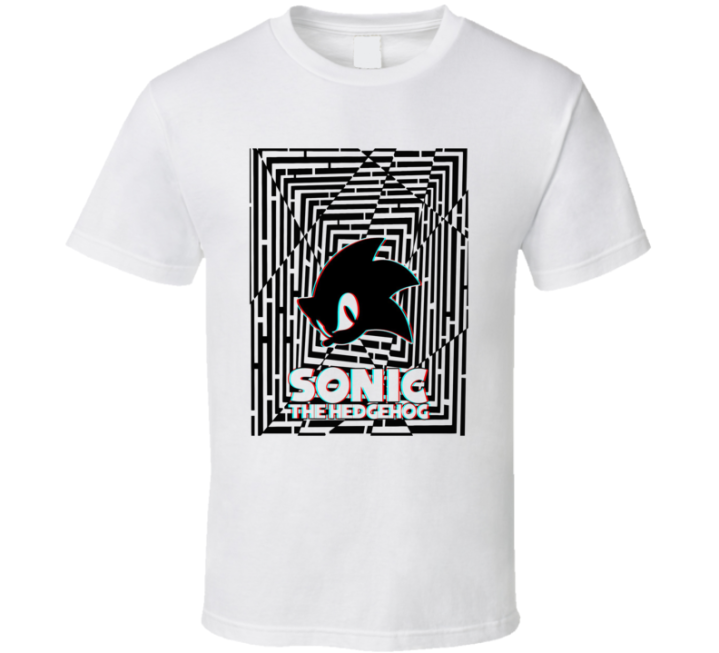 Sonic The Hedgehog 3d Maze T Shirt