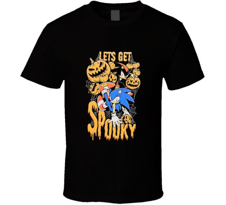 Sonic The Hedgehog Let's Get Spooky Halloween T Shirt