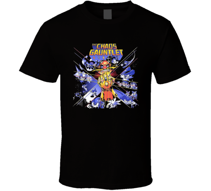 Chaos Gauntlet Dr Eggman Sonic Thanos T Shirt