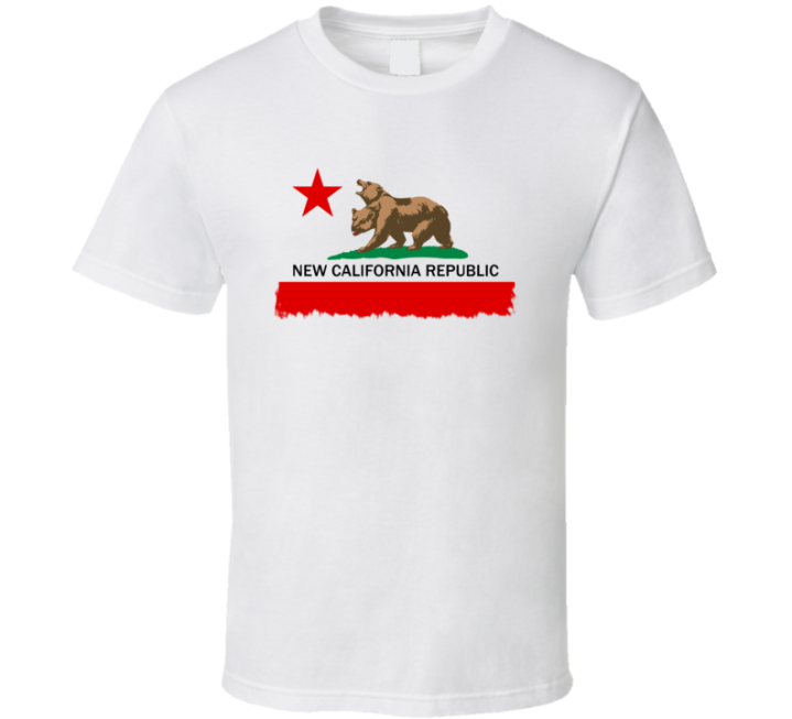 New California Republic Fallout Flag T Shirt