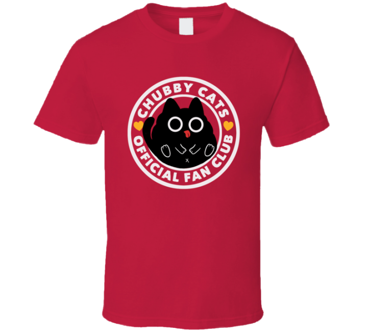 Chubby Cats Official Fan Club T Shirt