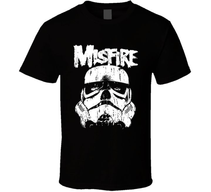 Misfire Star Wars Rock Band Parody T Shirt