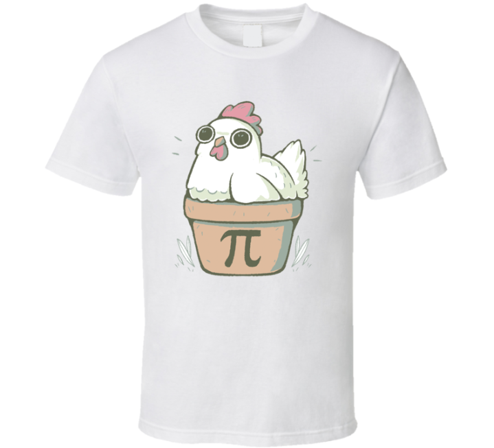 Chicken Pot Pie Pi Day Funny Parody Math Teacher T Shirt