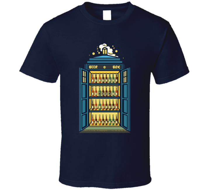 Beer Box Back To The Future Parody T Shirt