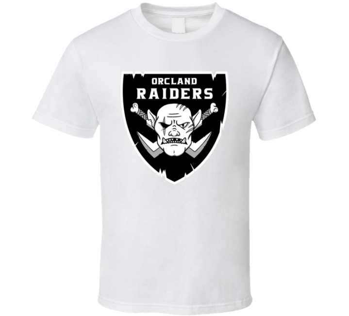 Orcland Raiders Oakland Football Parody T Shirt