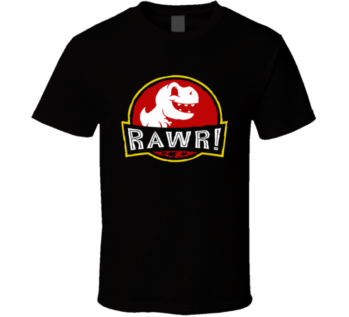 Rawr Jurassic Park Funny Parody T Shirt