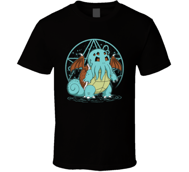 Squirthulu Squirtle Cthulu Meme Parody T Shirt