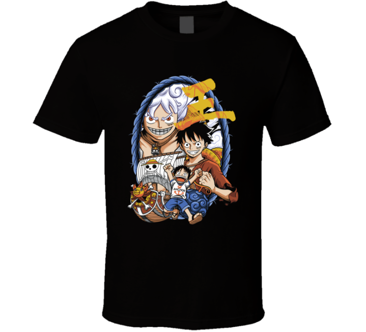 Evolution Of Luffy One Piece Fan T Shirt