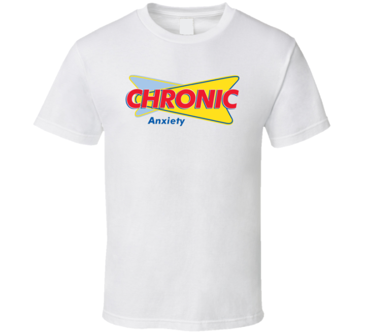 Chronic Anxiety Sonic Drive In Parody T Shirt