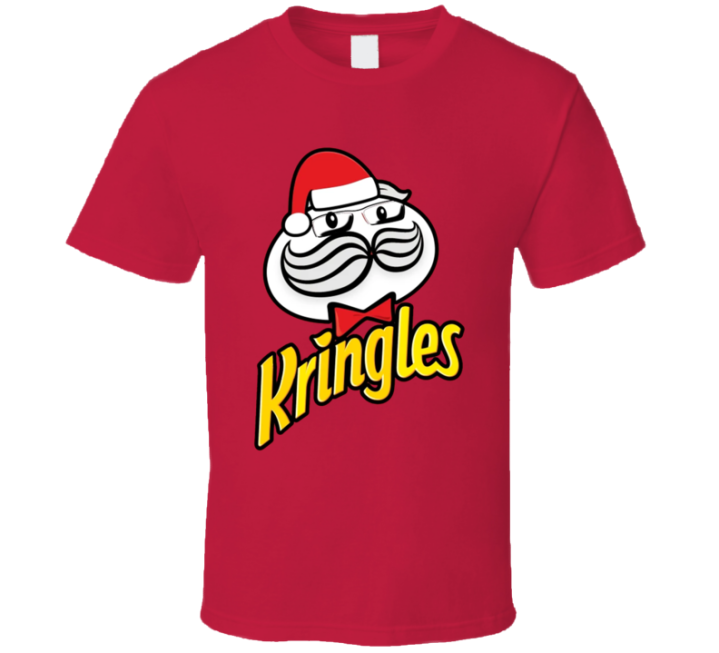 Kris Kringles Santa Clause Pringles Christmas Parody Gift T Shirt