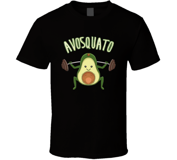 Avosquato Pregnant Avocado Lover Gym T Shirt