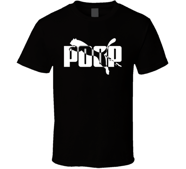 Puma Poop Parody Meme T Shirt