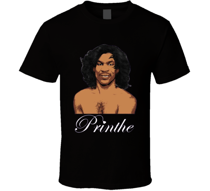 Mike Tyson Prince Printhe Meme Parody T Shirt