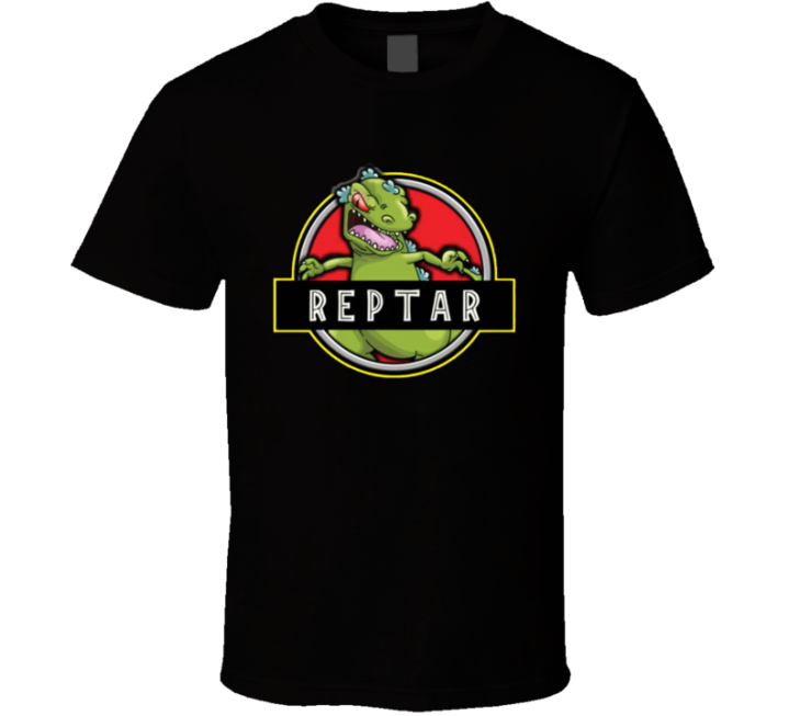 Reptar Rugrats Jurassic Park Parody T Shirt