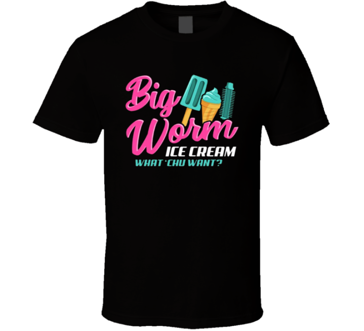 Big Worm Ice Cream Friday Meme T Shirt