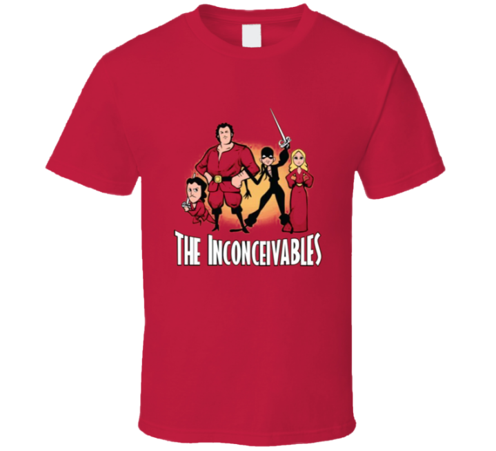 The Inconceivables The Princess Bride Incredibles Parody T Shirt