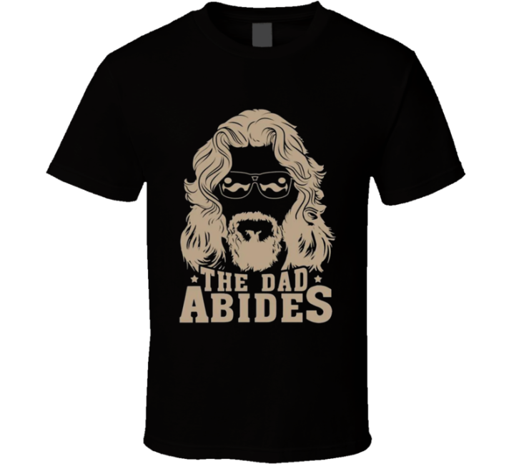 Lebowski The Dad Abides T Shirt