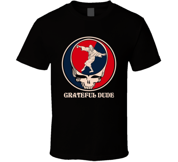 Lebowski Grateful Dude Dead Parody T Shirt