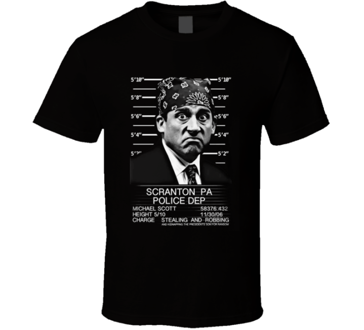 Prison Michael Scott The Office Parody T Shirt