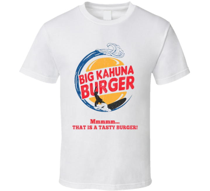 Big Kahuna Burger Samuel Jackson Tasty Burger Parody T Shirt