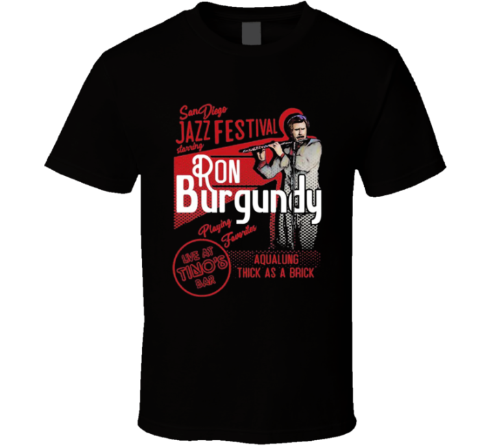 Ron Burgundy San Diego Jazz Festival T Shirt