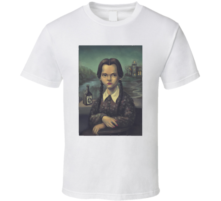 Wednesday Adams Mona Lisa T Shirt