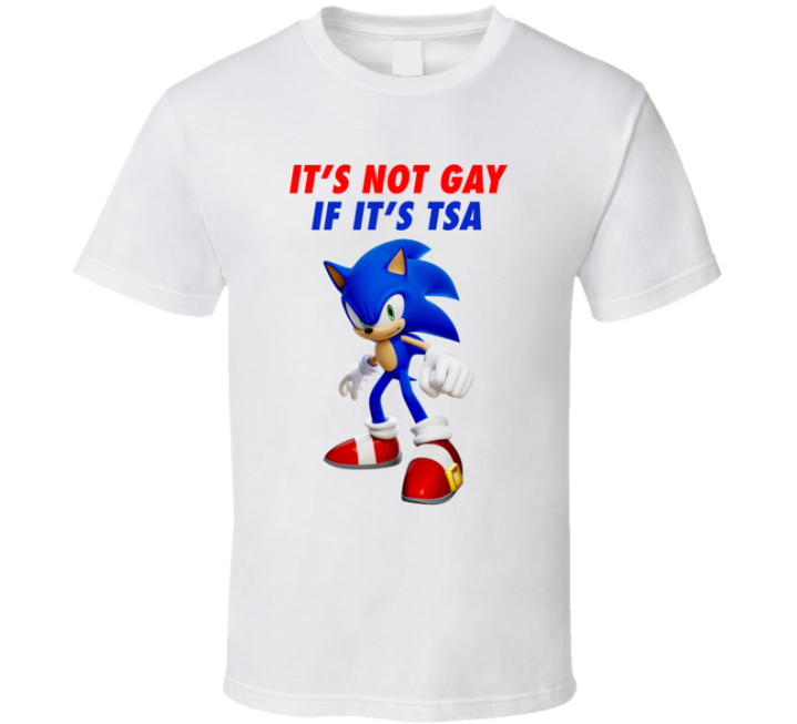 Sonic It's Not Gay Tsa Meme T Shirt