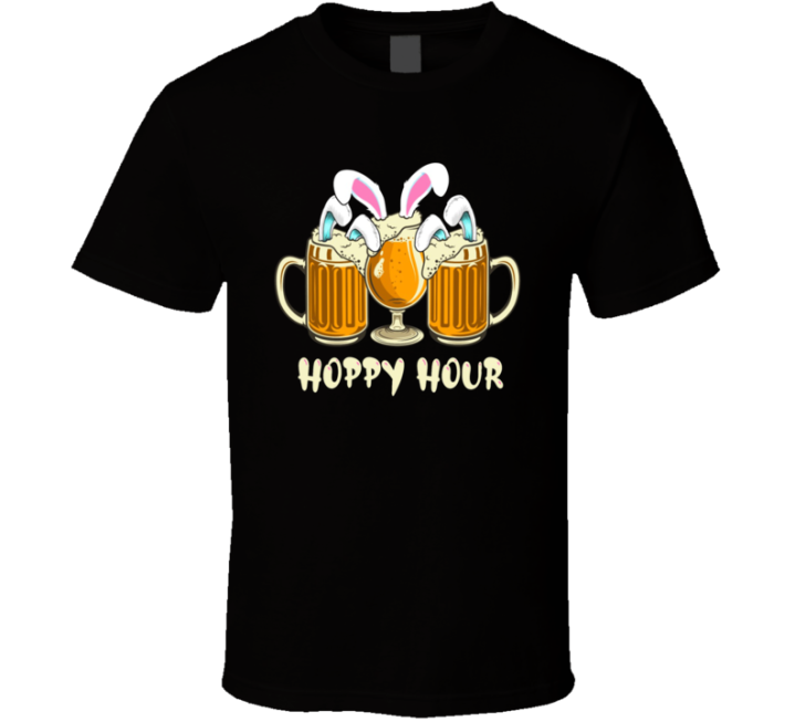 Hoppy Hour Easter Beer T Shirt