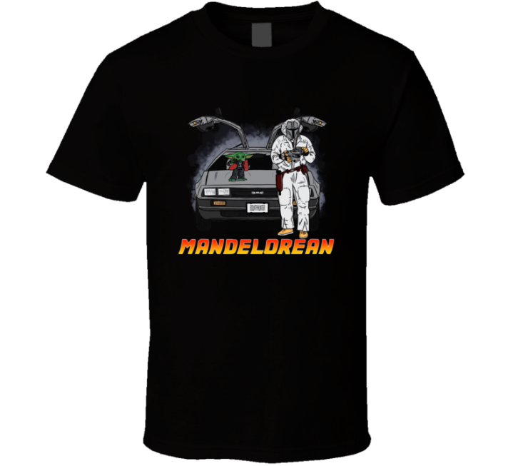 Mandelorean Mandalorian Star Wars Father's Day Parody T Shirt