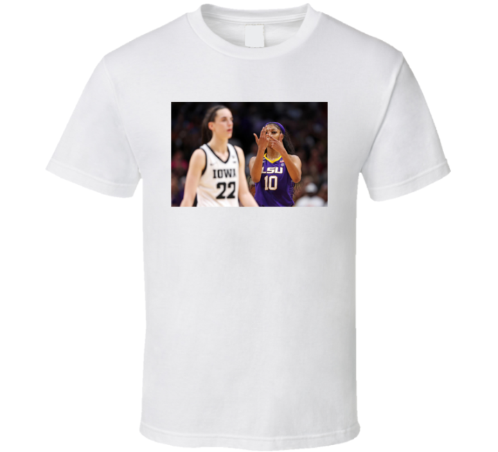 Lsu Tigers Angel Reese Caitlin Clarke Basketball National Champions T