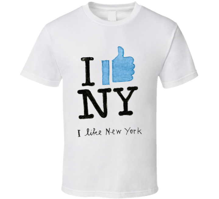 I Like New York Parody Logo T Shirt