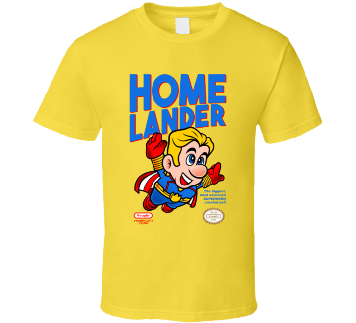 Homelander Super Mario Parody T Shirt