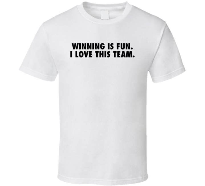 Winning Is Fun I Love This Team Chicago Cubs T Shirt