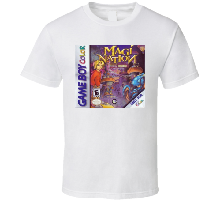 Magi Nation Gameboy Color Game T Shirt