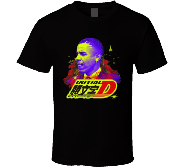 Initial D Barack Obama Meme T Shirt