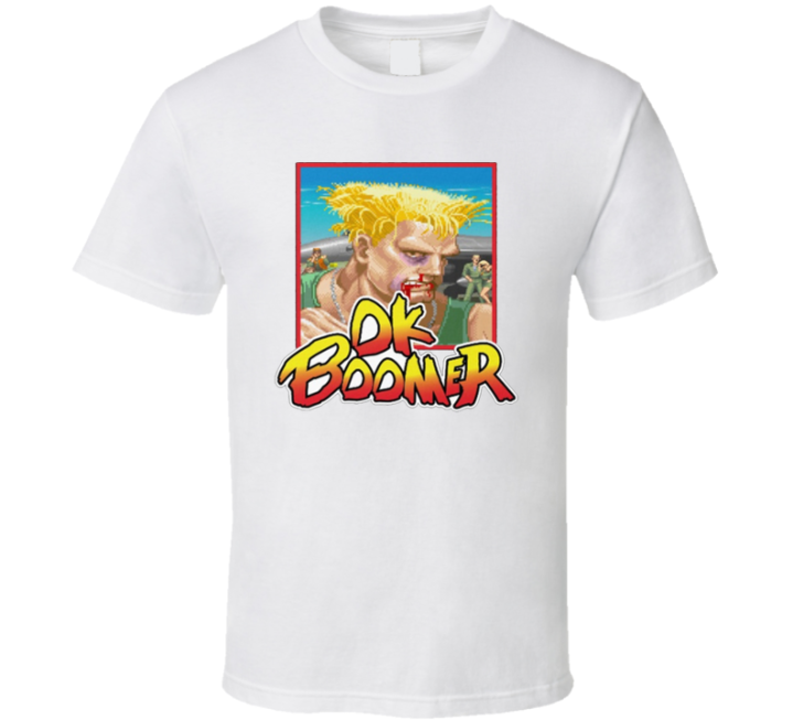 Ok Boomer Guile Street Fighter T Shirt