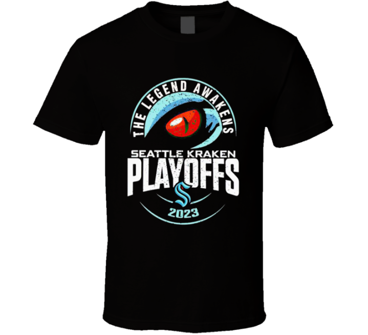 The Legend Awakends Seattle Kraken Playoffs T Shirt