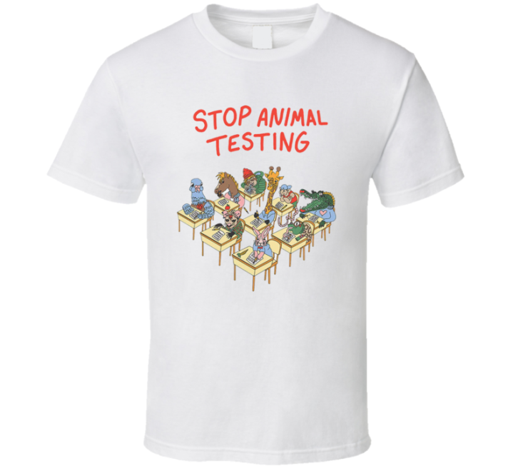 Stop Animal Testing Funny School Meme T Shirt