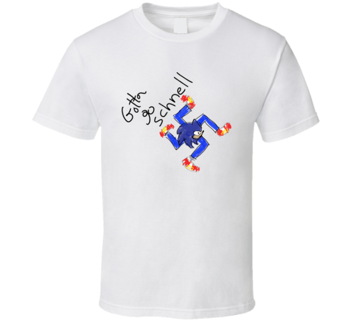 Gotta Go Schnell Sanic Sonic Nazi Meme T Shirt