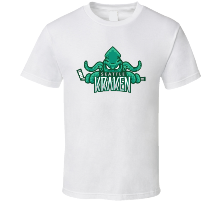 Green Kraken Seattle Hockey Fan T Shirt