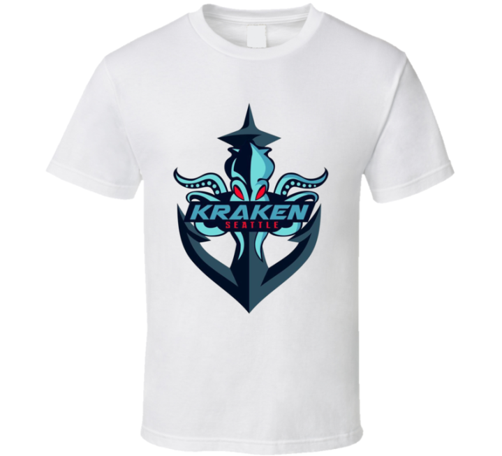 Seattle Kraken Anchor Logo Hockey Fan T Shirt