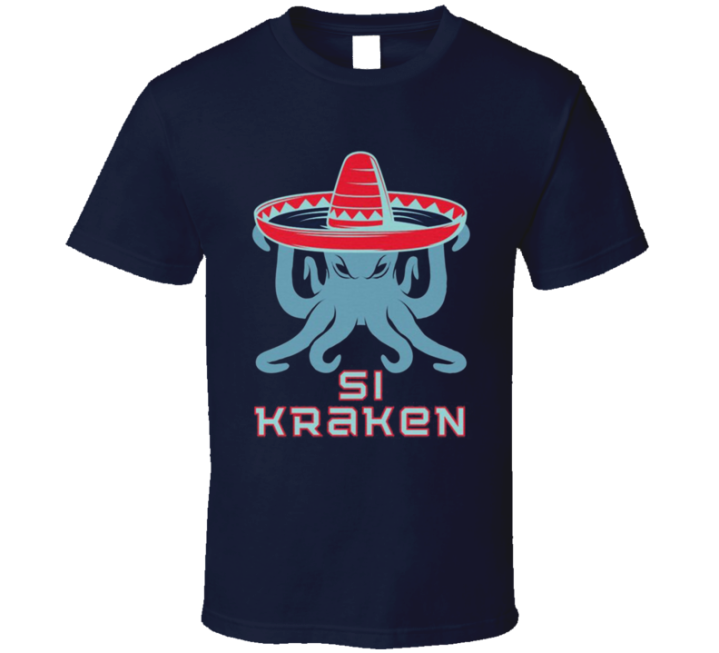 Si Kraken Seattle Hockey Quinceanera Sombrero T Shirt