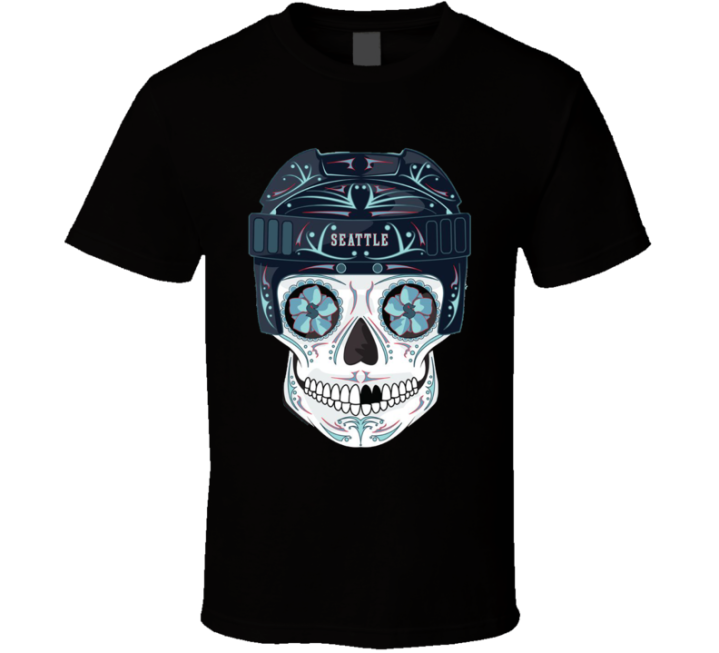 Seattle Kraken Sugar Skull Hockey T Shirt