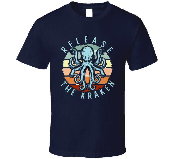 Vintage Release The Kraken Seattle Hockey Fan T Shirt