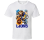 Detroit Lions Rush 2000s 90s Retro Flaming Football T Shirt