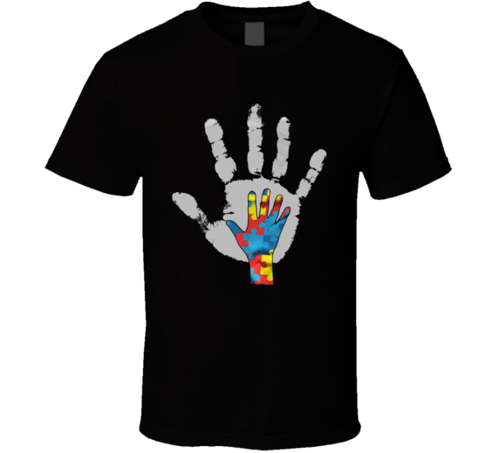 Autism Puzzle Hand Gift T Shirt